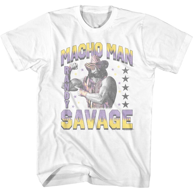 Macho Man Randy Savage Wrestling T-shirt — T-shirts pour hommes