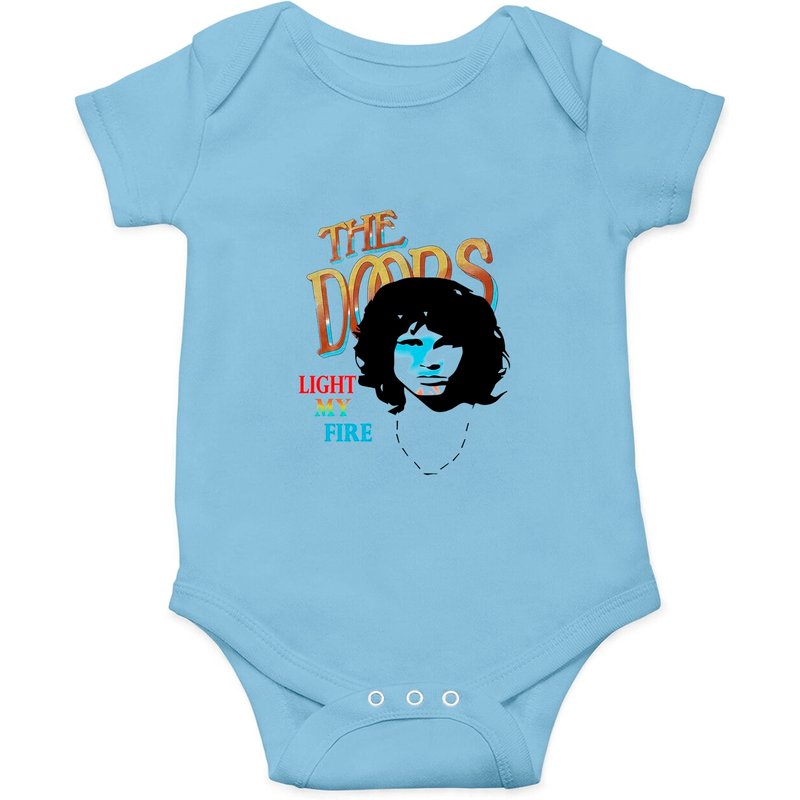 The Doors Jim Morrison Lying On Stage Onesies, Jim Morrison Hoodie, The Doors Onesies — Bodys bébé