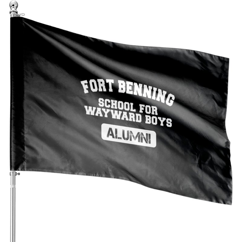Fort Benning School For Wayward Boys Alumni Bct House Flags — Drapeaux décoratifs