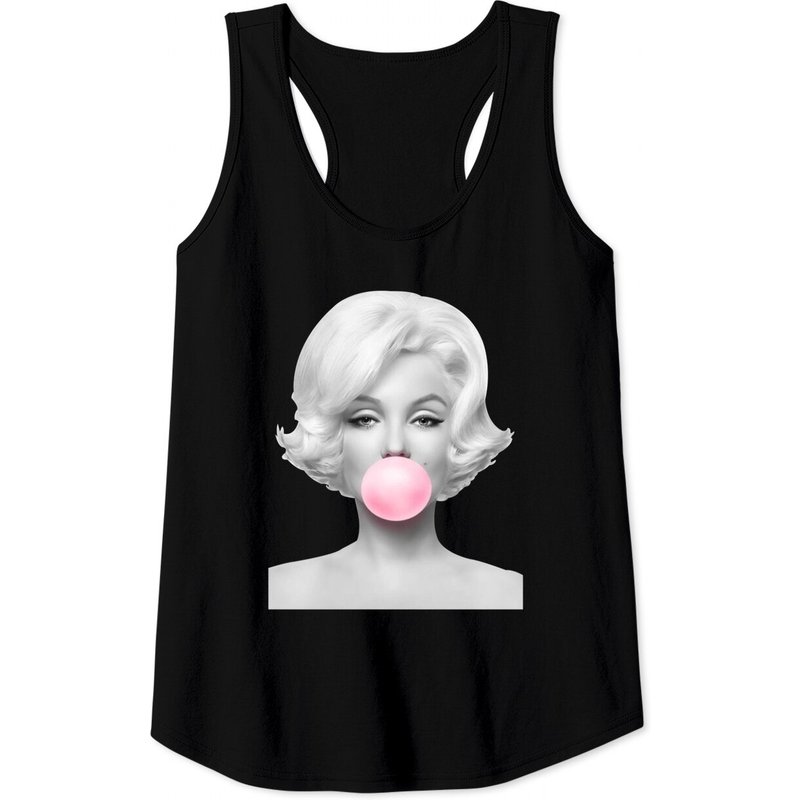 Marilyn Monroe Bubblegum Tank Tops — Mens T Shirts