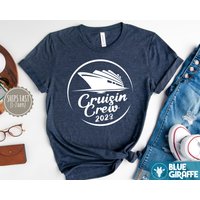 Cruising Crew 2023 Tshirt, Family Cruise Shirts, Family Matching Vacation Shirt