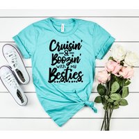 Cruisin And Boozin Shirt, Cruisin Besties Shirt, Cruise Squad Shirts, Cruising Shirt — Mens T Shirts