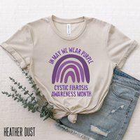 Cystic Fibrosis Awareness Shirt | Support Sweatshirt | Disease Awareness Of The Month May Hoodie Gift