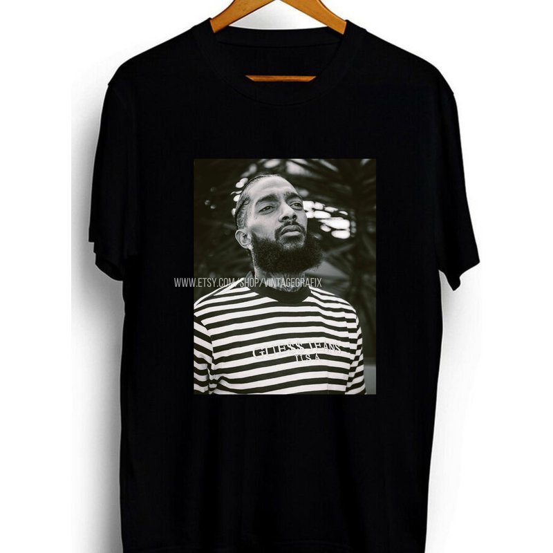 Nipsey Hussle Aesthetic Premium Unisex T-shirt — Mens T Shirts