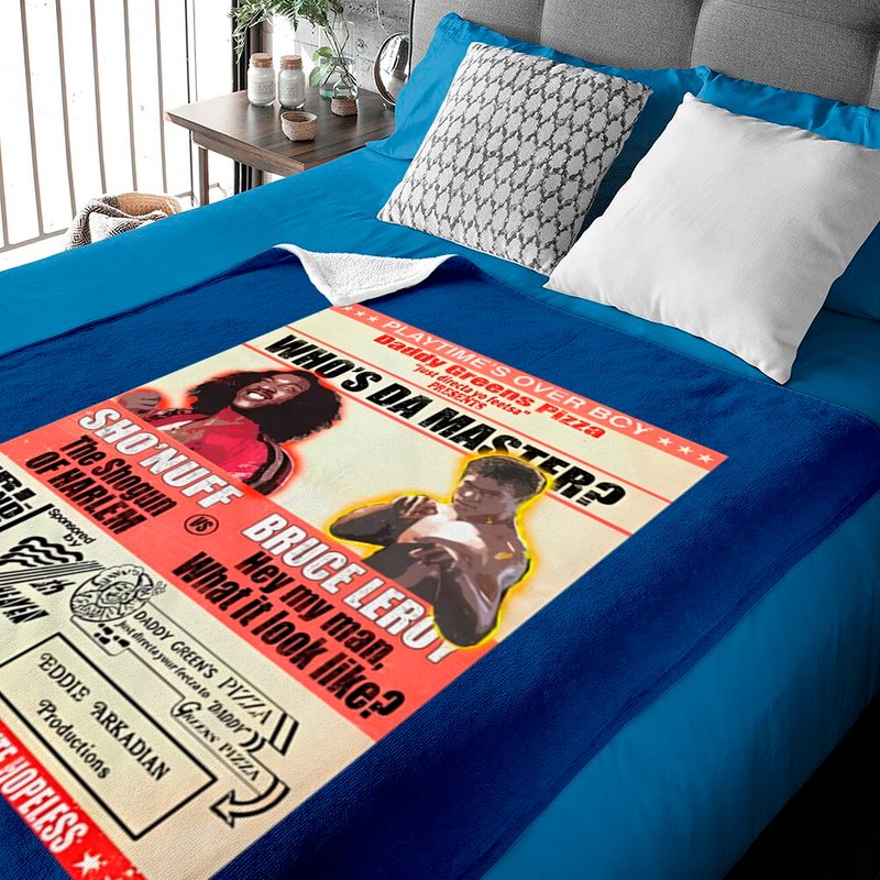 Shonuff Vs Bruce Leroy Baby Blankets Martin Lawrence Baby Blankets — Couvertures pour bébé