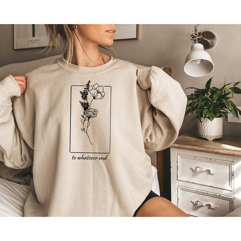 Throne Of Glass Flower Aelin Quote Sweatshirt, The Thirteen Sweatshirt — Sweats à capuche pour hommes