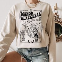 Manon Blackbeak Throne Of Glass Sweatshirt, Sarah J Maas Merch, Rowan Whitethorn Sweatshirt