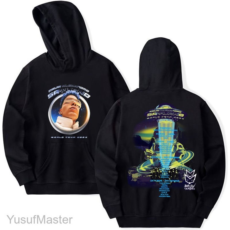 Rauw Alejandro World Tour 2023 Hoodie, Rauw Alejandro — Sweats à capuche pour hommes