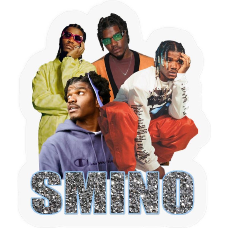 Rapper Smino Vintage Stickers — Autocollants et stickers