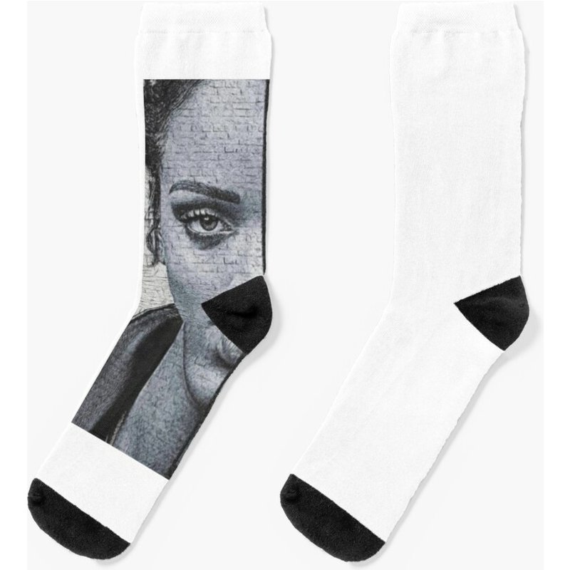 Pretty Princess Rihana Royal Crest Socks — Chaussettes fantaisie