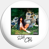 Sza Ctrl Album Enamel Pin — Fashion Accessories
