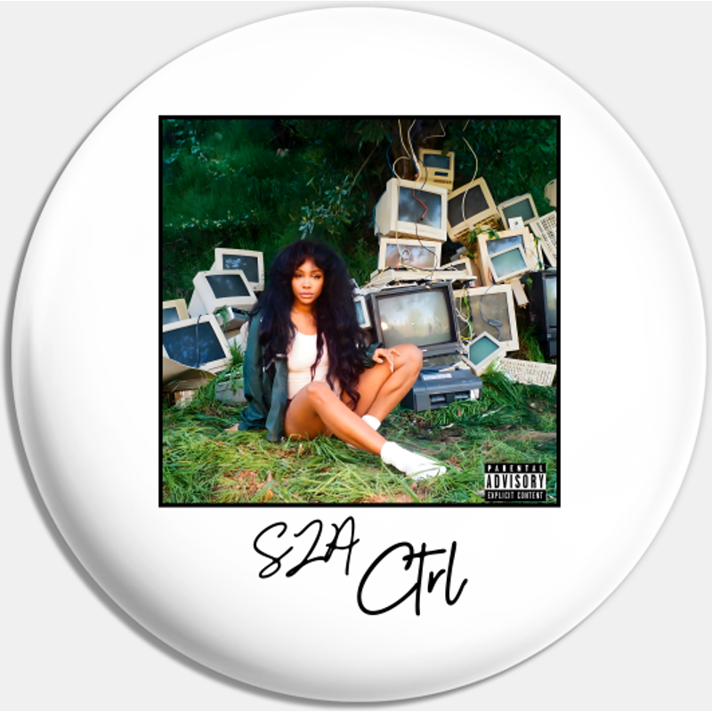 Sza Ctrl Album Enamel Pin — Accessoires de mode