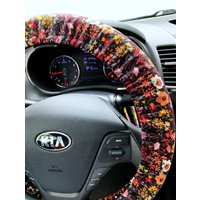 Wildflower Steering Wheel Cover