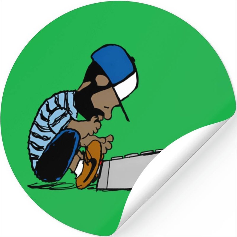 J Dilla Classic Stickers — Autocollants et stickers