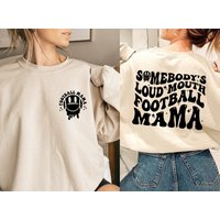 Funny Football Mama Sweatshirt — Mens Hoodies