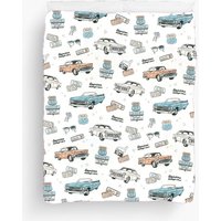 American Vintage Car Kids And Baby Duvet Cover