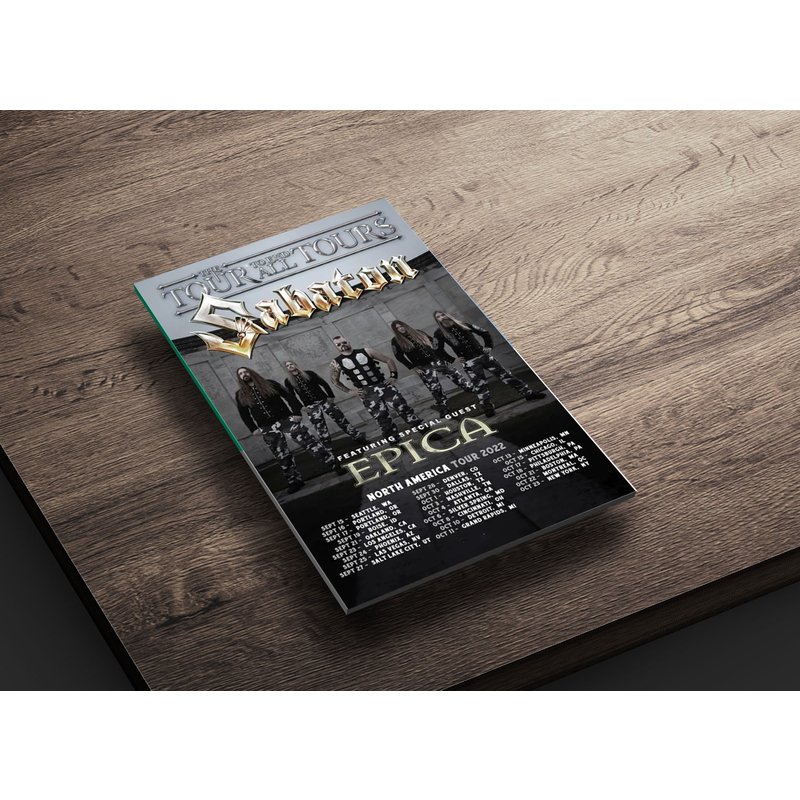 Sabaton Announces ' The Tour To End All Tours' North American Poster — Posters & Prints
