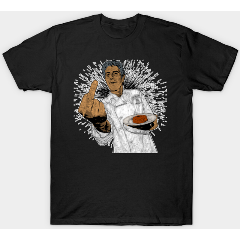 Anthony Bourdain Comic - Anthony Bourdain - T-shirt — T-shirts pour hommes