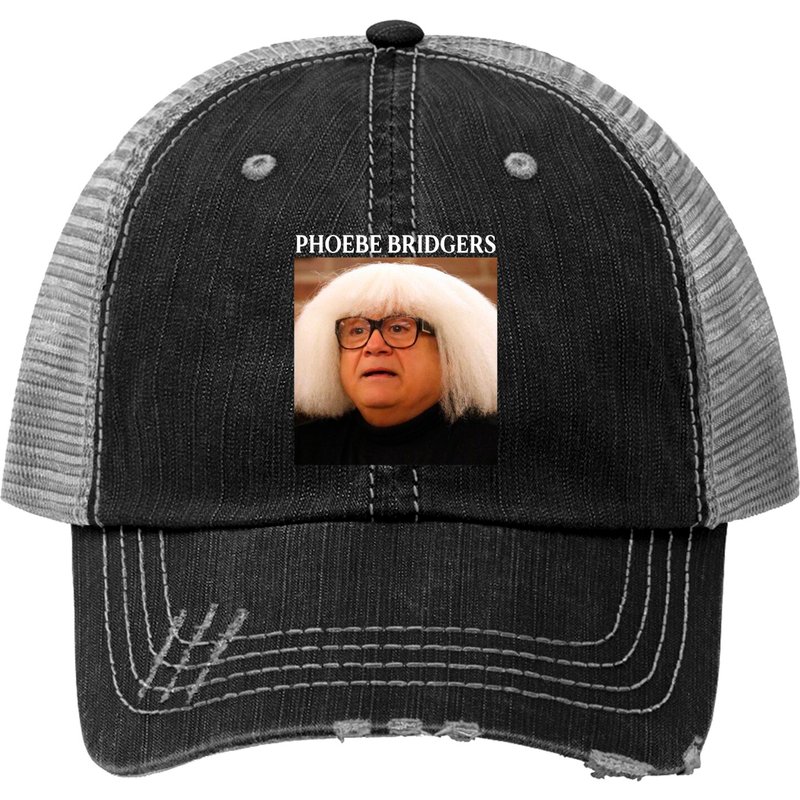 Danny Devito Phoebe Bridgers Print Trucker Hat — Casquette de baseball