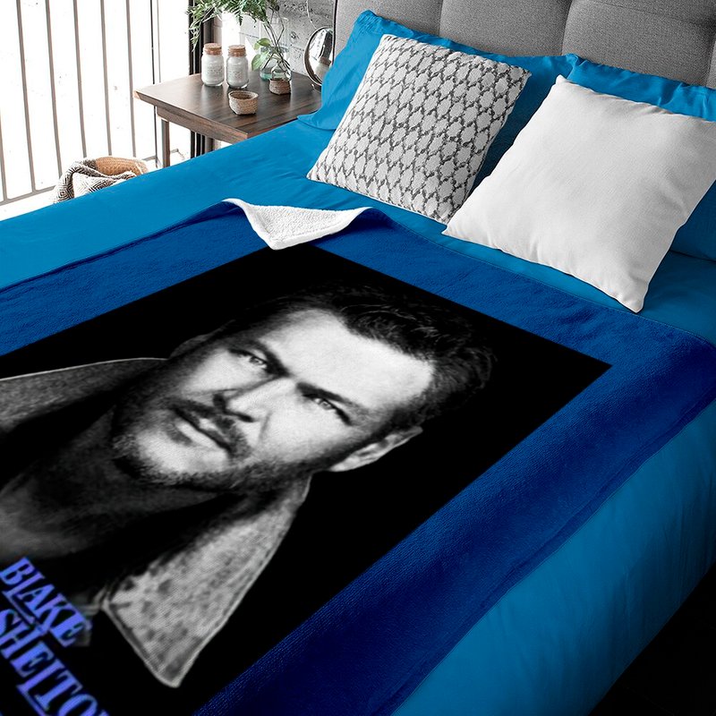 Blake Shelton Portrait Baby Blankets — Couvertures pour bébé