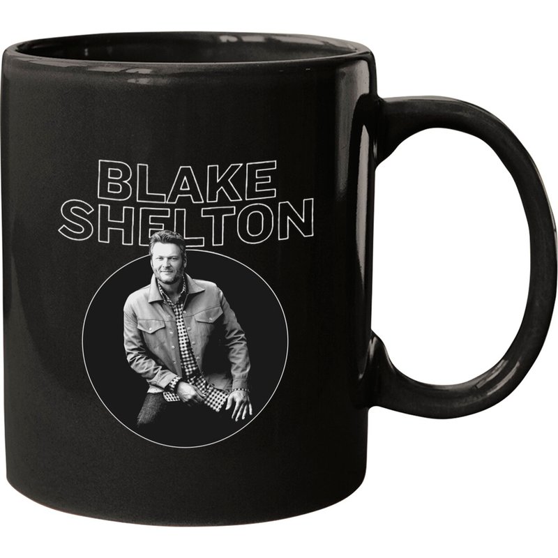 Blake Shelton Seated Circle Mugs — Mugs & Tumblers
