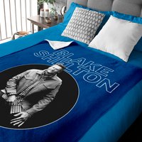 Blake Shelton Seated Circle Baby Blankets — Baby Blankets