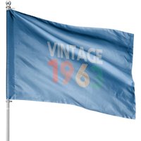60th Birthday House Flags, Vintage 1963 House Flags, 60th Birthday Gift For Men