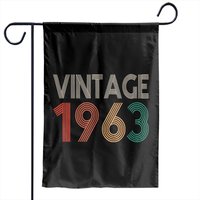 60th Birthday Garden Flags, Vintage 1963 Garden Flags, 60th Birthday Gift For Men