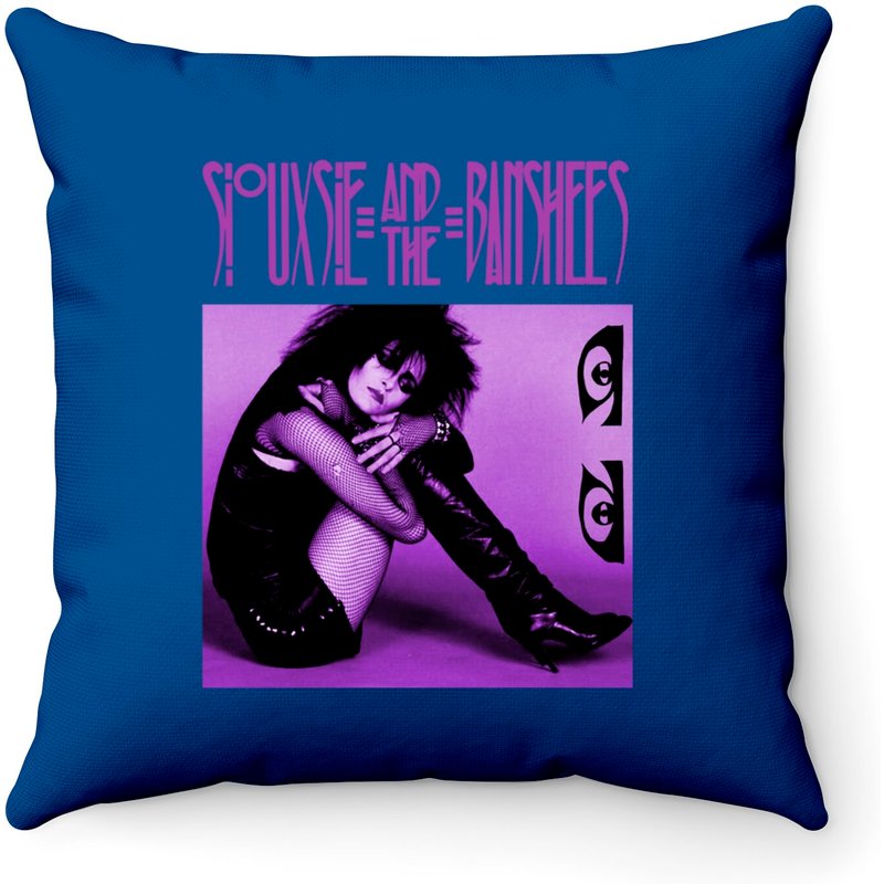 Siouxsie And The Banshees Throw Pillows Post Punk — Coussins décoratifs