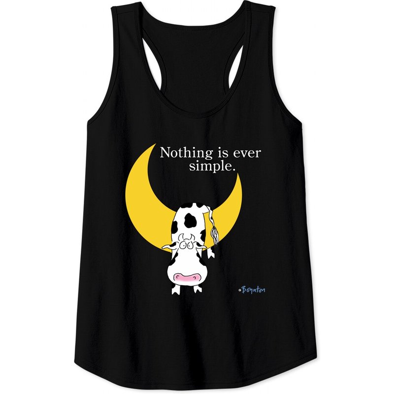 Nothing Is Ever Simple By Sandra Boynton Tank Tops — T-shirts pour hommes