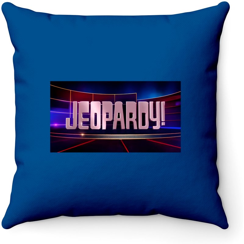 Jeopardy Alex Trebek Game Show Trivia Classic Tv - Jeopardy Alex Trebek Game Show - Throw Pillows — Coussins décoratifs