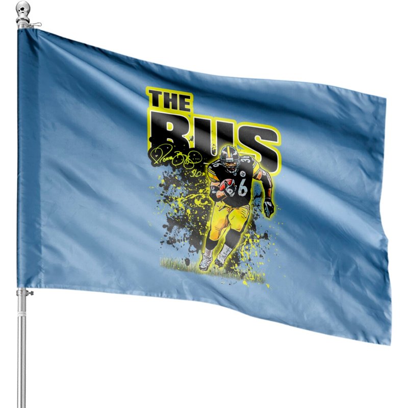 The Bus - Jerome Bettis - House Flags — Drapeaux décoratifs