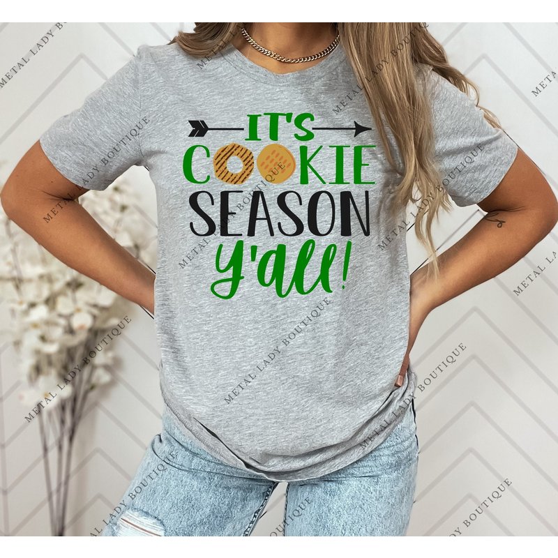 It's Cookie Season Y'all Girl Scout Cookie Shirt — T-shirts pour hommes