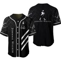 Vintage Johnnie Walker Jersey Beer Lovers Shirt — Mens T Shirts