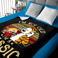 Calvin And Hobbes I'm Not Old I'm A Classic Baby Blankets