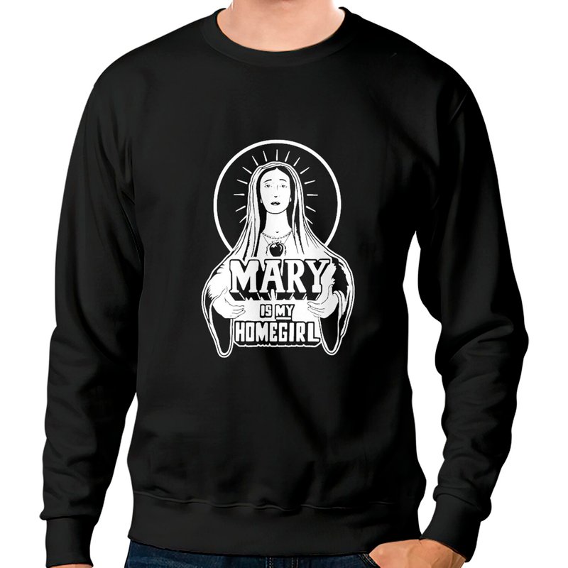 Mary Is My Homegirl Mens Sweatshirts — Sweats à capuche pour hommes