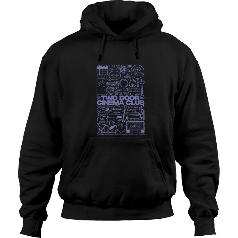Two Door Cinema Club Aesthetic Hoodie — Sweats à capuche pour hommes
