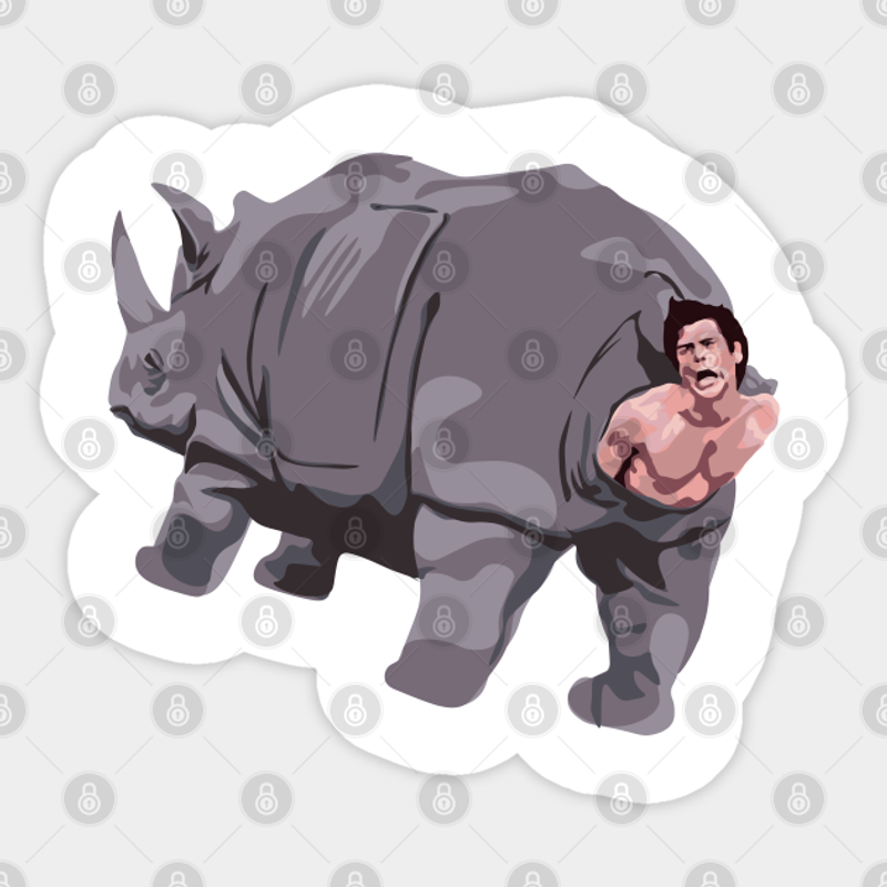 Ace Rhino - Ace Ventura - Sticker