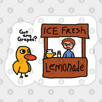 Got Any Grapes? - Duck Song - Sticker — Stickers & Decals