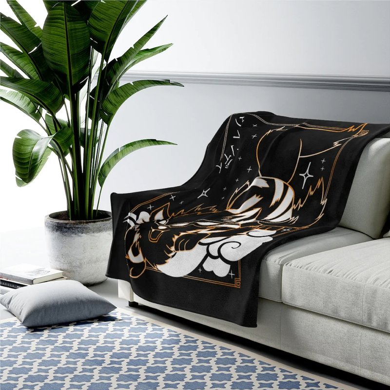 Arcanine Blanket! Perfect For A Gift, Present, Holiday, Birthday! Japanese Anime — Baby Blankets