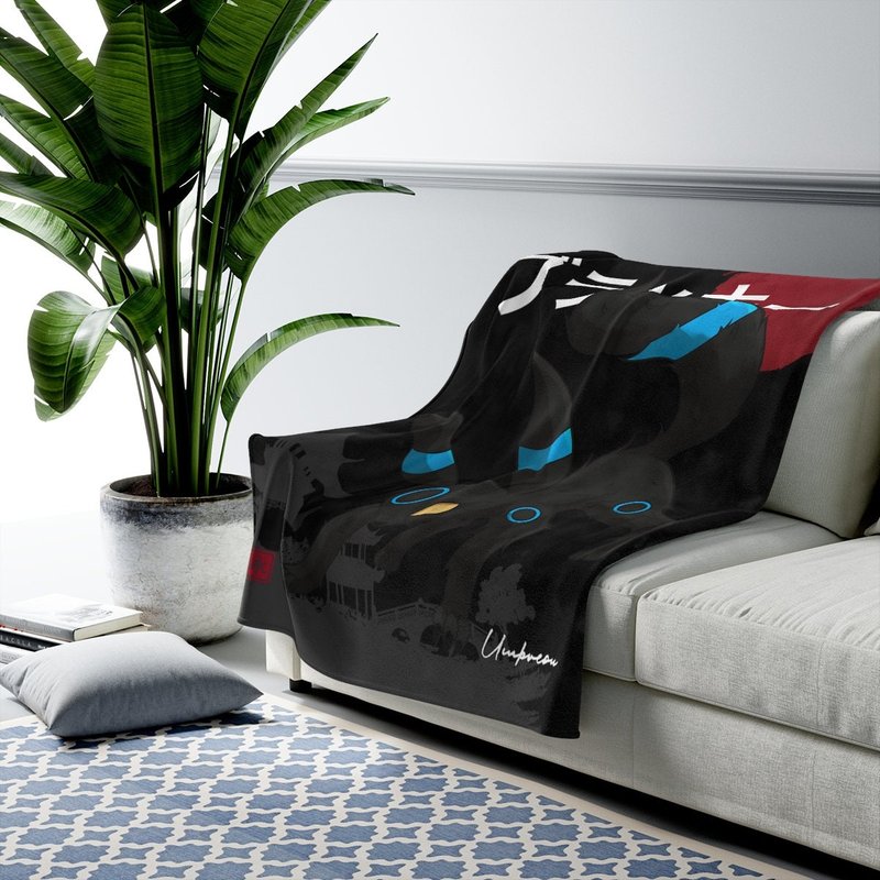 Umbreon Blanket! Perfect For A Gift, Present, Holiday, Birthday! Japanese Anime — Couvertures pour bébé
