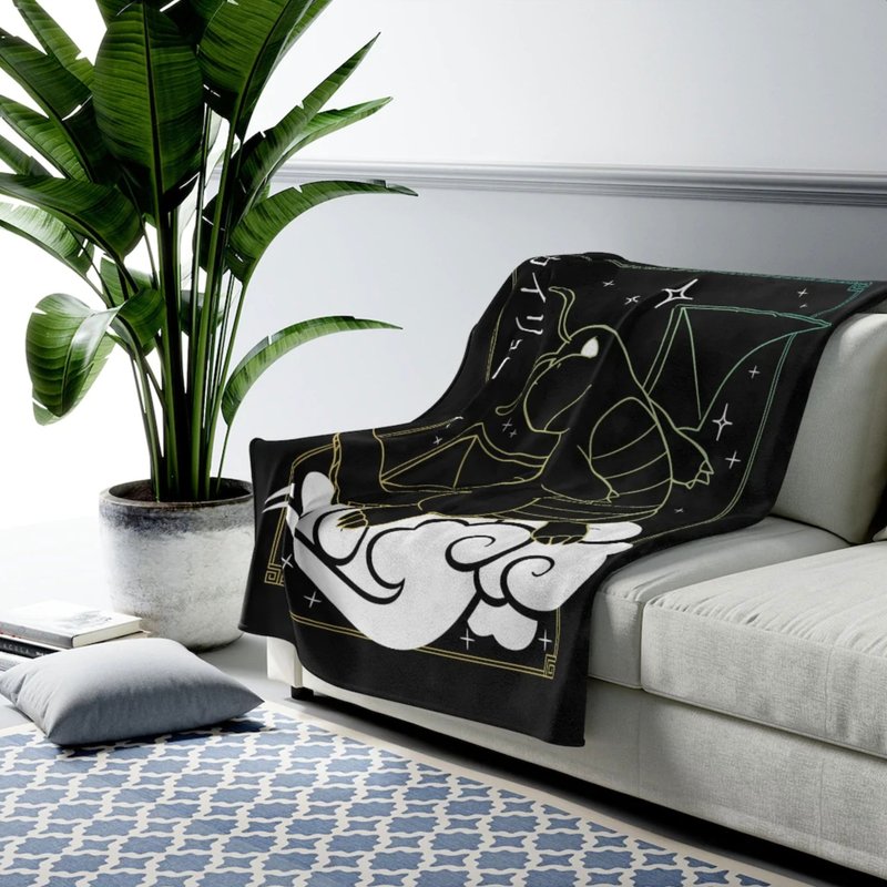 Dragonite Blanket! Perfect For A Gift, Present, Holiday, Birthday! Japanese Anime — Couvertures pour bébé