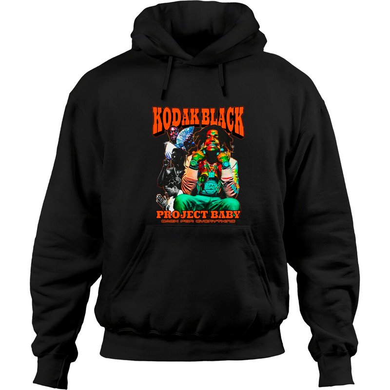 Kodak Black Project Baby Vintage Hoodies — Sweats à capuche pour hommes