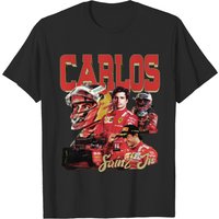 Carlos Sainz Shirt Driver Racing Tshirt Bootleg Vintage Design Graphic Tee 90s Sainz Jr Tee