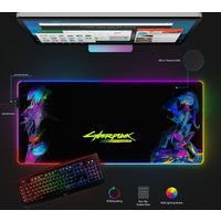 Cyberpunk Edgerunner Lucy & Rebecca Mousepad, Rgb Gaming Accessories
