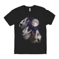 Possums Wolves Howling At Moon T Shirt