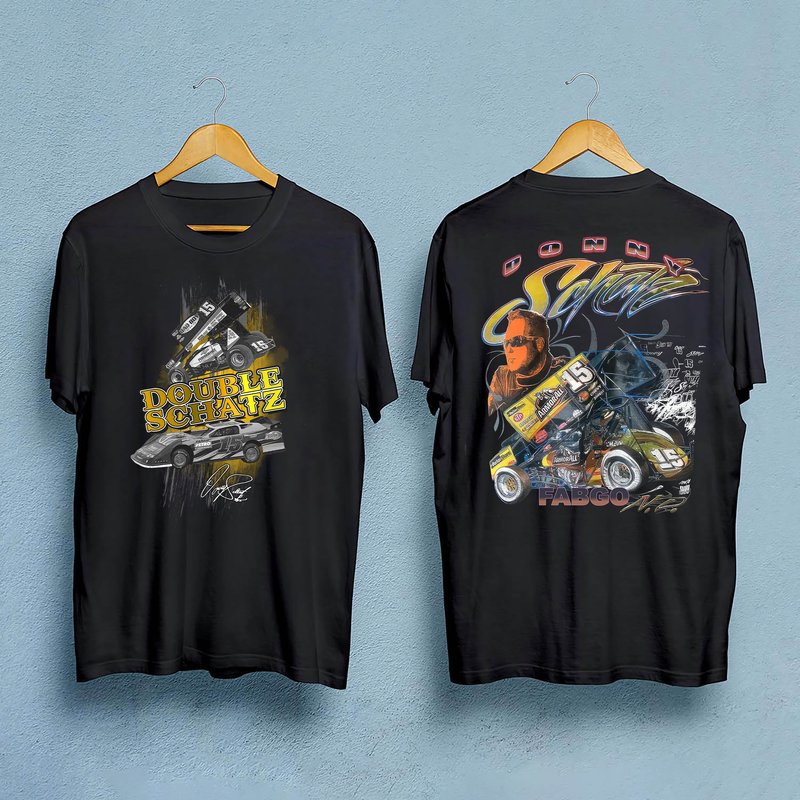 Donny Schatz Tony Stewart Racing Sprint Car T-shirt — T-shirts pour hommes