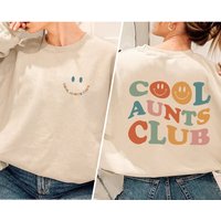Cool Aunts Club Sweatshirt, Cool Aunt Sweatshirt, Sister Gifts, Auntie Sweatshirt, Aunt Sweatshirt — Sweats à capuche pour hommes