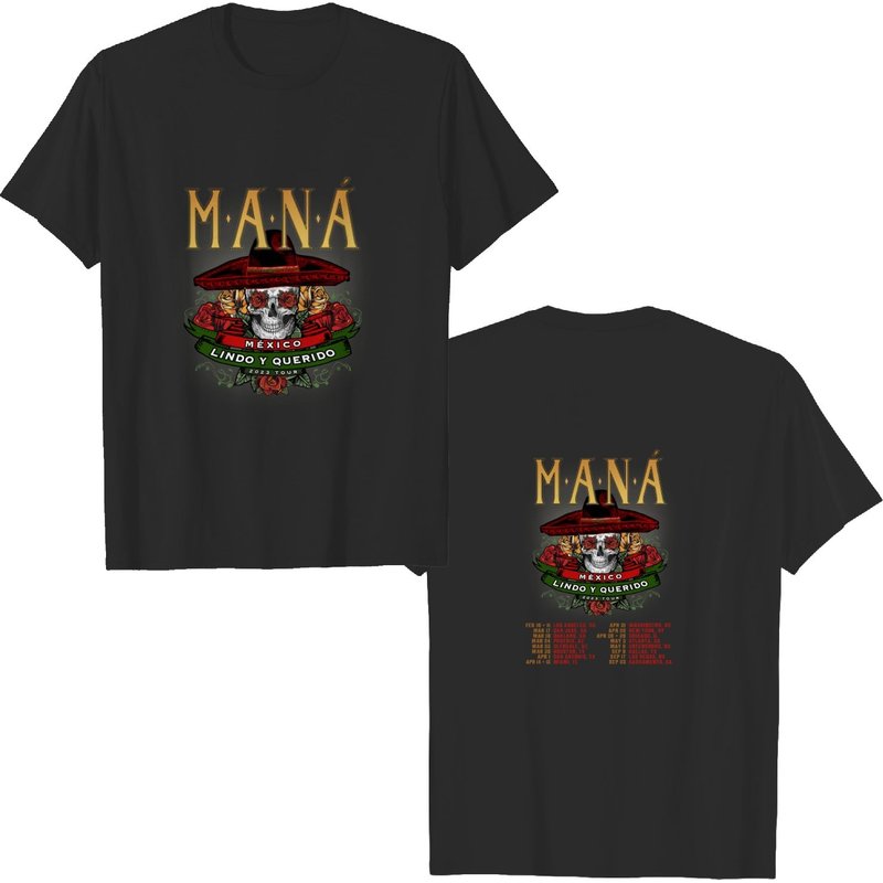 Ma Na Mexico Lindo Y Querido Us Tour 2023 Shirt, Mana Tour 2023 Shirt — T-shirts pour hommes