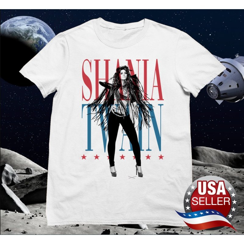 Shania Twain Tee, Vintage Style — T-shirts pour hommes